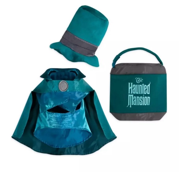 Disney Tails The Haunted Mansion Hatbox Ghost Pet Costume Toy Set - Picture 3 of 5